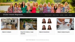 Preview of the photographer's website