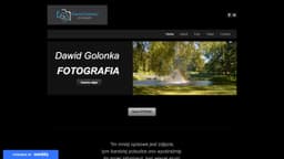 Preview of the photographer's website