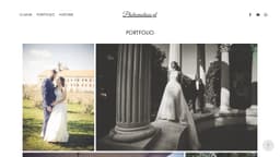 Preview of the photographer's website