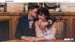 Preview of the photographer's website