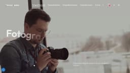 Preview of the photographer's website