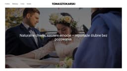Preview of the photographer's website