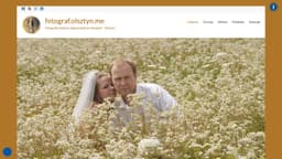 Preview of the photographer's website