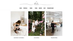 Preview of the photographer's website