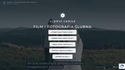 Preview of the photographer's website