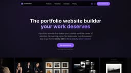 Preview of the photographer's website