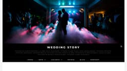 Preview of the photographer's website