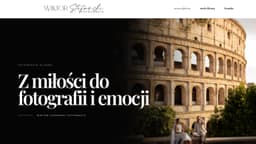 Preview of the photographer's website