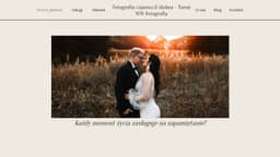 Preview of the photographer's website