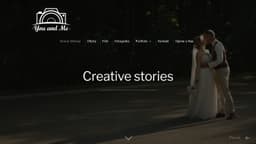 Preview of the photographer's website
