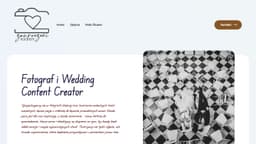 Preview of the photographer's website