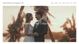 Preview of the photographer's website