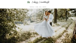 Preview of the photographer's website