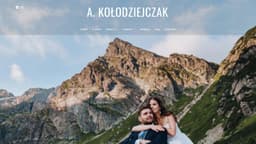 Preview of the photographer's website