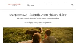 Podgląd strony internetowej fotografa