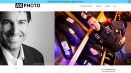 Preview of the photographer's website