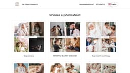 Podgląd strony internetowej fotografa