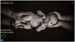 Preview of the photographer's website