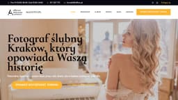 Podgląd strony internetowej fotografa