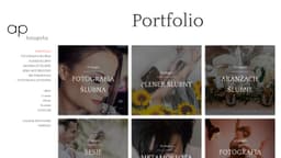 Preview of the photographer's website