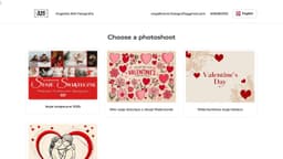 Preview of the photographer's website