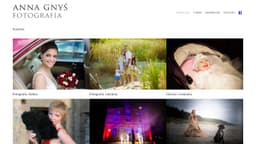 Preview of the photographer's website