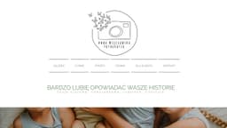 Preview of the photographer's website