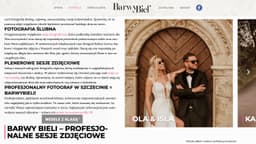 Preview of the photographer's website