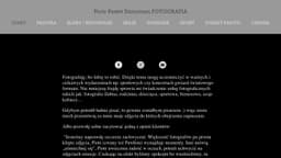Preview of the photographer's website