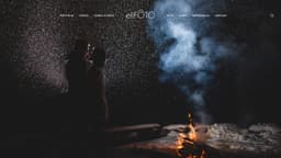 Preview of the photographer's website