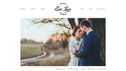 Preview of the photographer's website