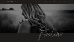 Preview of the photographer's website