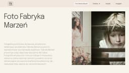 Preview of the photographer's website