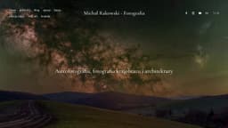 Preview of the photographer's website
