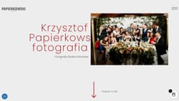Podgląd strony internetowej fotografa