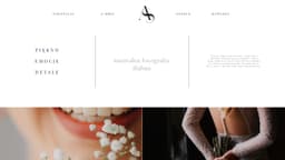 Preview of the photographer's website