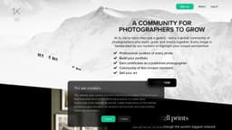 Preview of the photographer's website