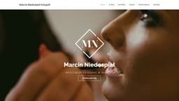 Preview of the photographer's website