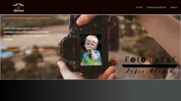 Preview of the photographer's website
