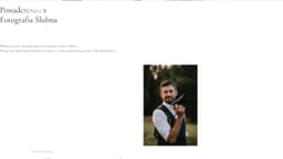 Preview of the photographer's website