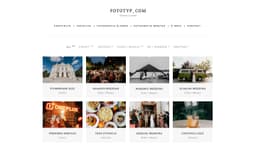 Podgląd strony internetowej fotografa