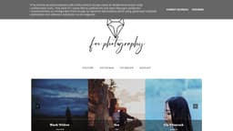 Preview of the photographer's website