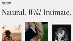 Preview of the photographer's website