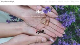 Preview of the photographer's website