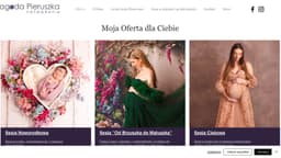Preview of the photographer's website