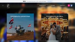 Preview of the photographer's website