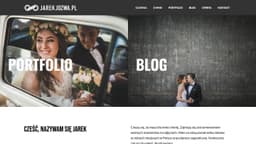 Preview of the photographer's website