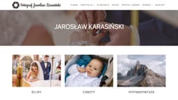 Podgląd strony internetowej fotografa