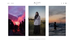 Preview of the photographer's website