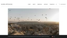 Preview of the photographer's website